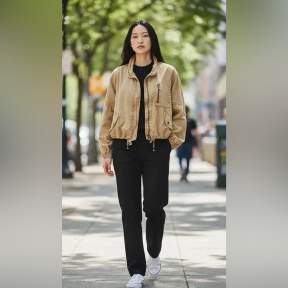 New Young, Fabulous, & Broke Women's Bomber Jacket S
